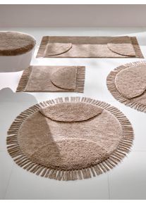 HEINE HOME Witt Badteppich, taupe, Größe 45x50 cm - rechteckig, 100% Baumwolle