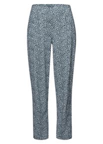 Bundfalten-Hose Karla Green Cotton blau