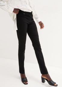 Stretchhose in Schlupfform in schwarz, Grösse 36, bonprix