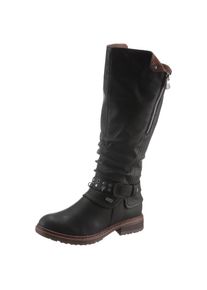 Rieker Winterstiefel, mit TEX-Membran, Varioschaft schwarz 39 Mit zwei Reißverschlüssen