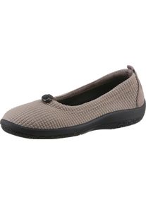 Damen Ballerina taupe