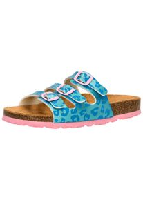 Lico Hausschuh »Pantolette Bioline Kids« blau 27 Pantolette mit verstellbaren Schnallen von Lico