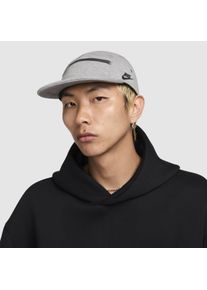 Nike Fly Cap unstrukturierte Cap aus Tech Fleece mit flachem Schirm - Grau