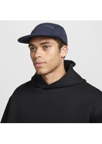 Nike Fly Cap unstrukturierte Cap aus Tech Fleece mit flachem Schirm - Blau