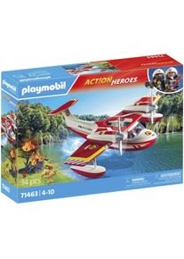 Playmobil® Konstruktions-Spielset »Feuerwehrflugzeug mit Löschfunktion (71463), Action Heroes«, (34 St.), Made in Europe