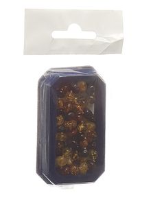 Amberstyle Bernsteinkette multicolor glanz 36cm mit Karabinerverschluss