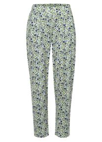 Lange Bundfalten-Hose Karla Green Cotton weiss