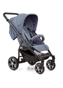 Gesslein Kinder-Buggy &raquo;S4 Air+ Black/Black, Blue&laquo;, mit schwenkbaren Vorderr&auml;dern; Kinderwagen, Buggy, Sportwagen, Sportbuggy, Kinderbuggy,...