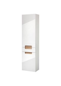 HELD MÖBEL HELD MÖBEL Hochschrank »Siena«, Breite 40 cm, mit hochglänzenden Fronten in weiß weiß eichegrau, weiß