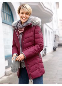 WITT Damen Steppjacke mit figurformenden Nähten, bordeaux, Größe 46, 71% Polyamid, 29% Polyester. Wattierung: 100% Polyester