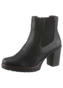 Rieker Stiefelette, in elegantem Look schwarz 36 Mit seitlichem Stretcheinsatz