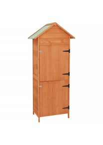 vidaXL Gartenschrank Braun 42,5x64x190 cm