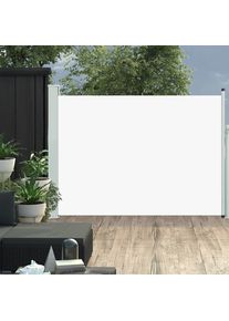 vidaXL Ausziehbare Seitenmarkise 120×500 cm Creme