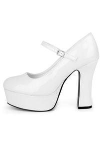 maskworld Platform Shoes white