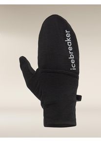 Icebreaker Merino 200 Convertible Mittens - Mann - Black - Größe XS