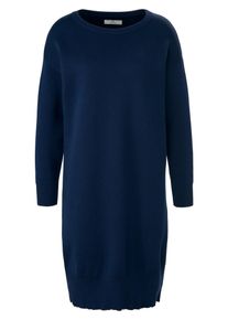 Strickkleid Peter Hahn PURE EDITION blau