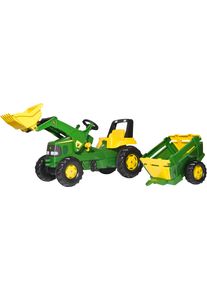 Rolly Toys® Trettraktor »rollyJunior John Deere mit Lader und Trailer«, Made in Europe Made in Germany