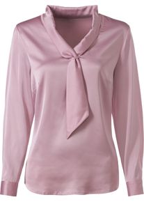 Damen Satinbluse rosé