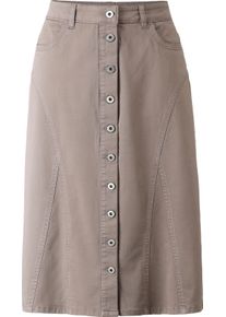 Damen Jeansrock taupe