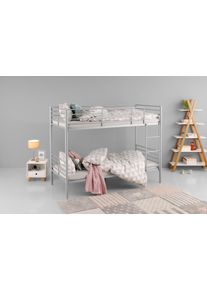 Lüttenhütt Lüttenhütt Etagenbett »Hayo, Metallbett, Stockbett«, (teilbar in 2 Einzelbetten), perfekt für kleine Räume, mehrere Farben,...