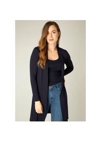 Base Level Longstrickjacke »Yayla Long«, Bequem und lang geschnitten blau 48 navy dark blue Long-Strickjacke Yayla Long von BASE-LEVEL