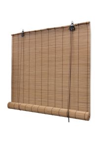 vidaXL Bambusrollo Braun 120x220 cm