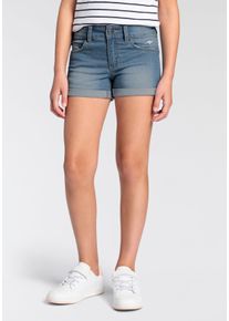 Kangaroos Shorts », Jeans-Shorts mit Stretch für Mädchen«, mit Logo-Stickerei