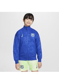 FC Barcelona Academy Pro Third Nike Dri-FIT Fußball-Hymnenjacke für ältere Kinder - Blau