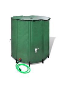 vidaXL Wasserspeicher Regentonne Wassertank 500L klappbar