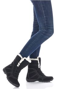 Winter Schnür Boot in schwarz, Grösse 36, bonprix