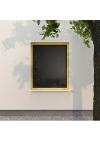 Insektenschutzrollo nach Ma&szlig;, Gelb, 140.0 x 130.0 cm, Selbstmontage