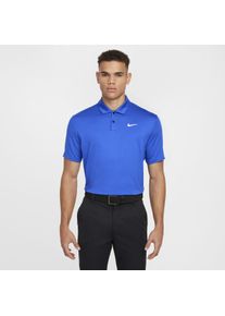 Nike Dri-FIT Tour einfarbiges Golf-Poloshirt für Herren - Blau