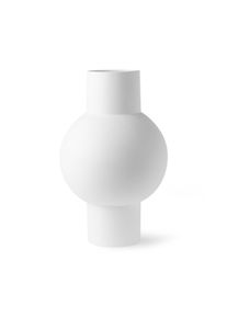 HKliving - Vase M, Ø 21 x H 32 cm, matt weiss