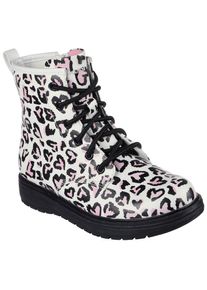 Skechers Kids Schnürstiefel »GRAVLEN - TOTALLY WILD«, mit Reißverschluss pink 38 weiß-pink-leo Stiefel mit Animal-Print