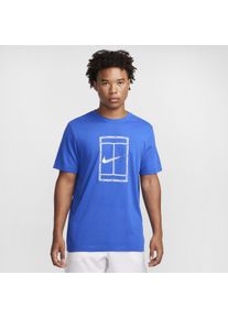 NikeCourt Dri-FIT Tennis T-Shirt (Herren) - Blau