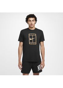 NikeCourt Dri-FIT Tennis T-Shirt (Herren) - Schwarz