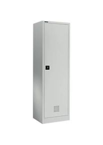Schäfer Shop Schäfer Shop Select Garderobenschrank EASY-WEAR, Zylinderschloss, H 1935 mm, lichtgrau RAL 7035