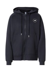 adidas by Stella McCartney, Femmes Veste de survêtement 'adidas by Stella McCartney Full-Zip', noir / blanc