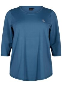 Active by Zizzi Shirt 'ABASIC ONE' Damen, petrol, Gr&ouml;&szlig;e 7XL/8XL