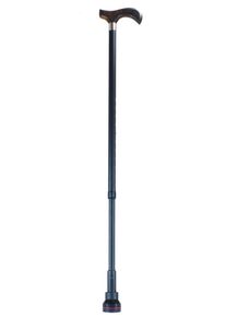 Dr. Cane Metallstock 78-103cm schwarz Derbygriff auf Hartholz, >180kg