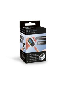 BioHealth Pulsoximeter mit Perfusions-Index 6 Ansichtsperspektiven Rotierfunktion