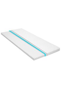 vidaXL Matratzenauflage 80 x 200 cm Kaltschaum Ei-Profil 6 cm