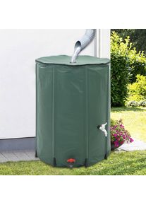 vidaXL Wasserspeicher Regentonne Wassertank 250L klappbar