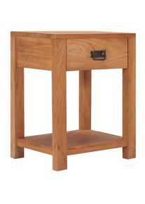 vidaXL Nachttisch 35x35x50 cm Massivholz Teak