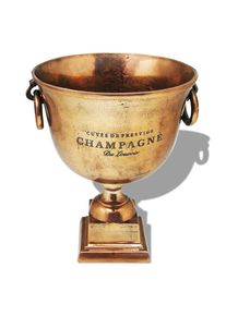 vidaXL Champagner-Kühler Pokal Kupfer Braun