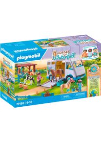 Playmobil® Konstruktions-Spielset »Mobile Reitschule (71493), Horses of Waterfall«, (109 St.), Made in Europe