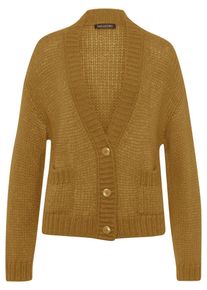 Inkadoro - Strickjacke, gelb, Gr. 48, Alpaka