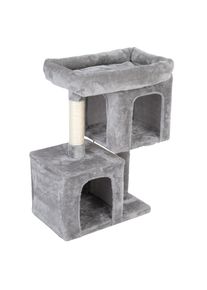 TIAKI Kratzbaum Shadow, klein grau für Katzen