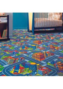 ANDIAMO Teppichboden »City«, rechteckig, 6,5 mm Höhe, Spielteppich, Strassenteppich, Breite 200 cm oder 400 cm, Kinderzimmer