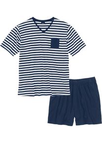 Shorty in blau, Grösse 60/62 (XXL), 100% Baumwolle, bonprix